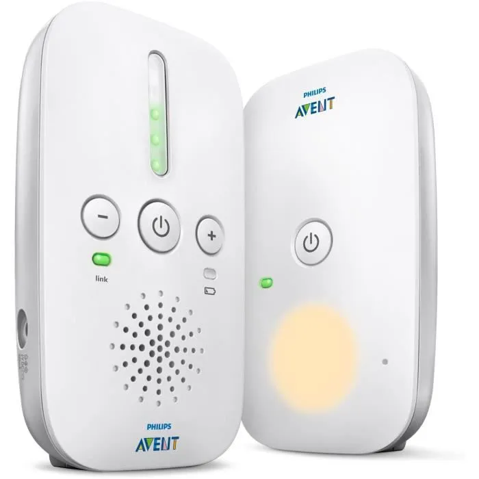 PHILIPS AVENT SCD502/26 - Ecoute bébé Audio connecté - Mode Smart Eco - Jusqu’à 24h d'autonomie - Fonction veilleuse-0