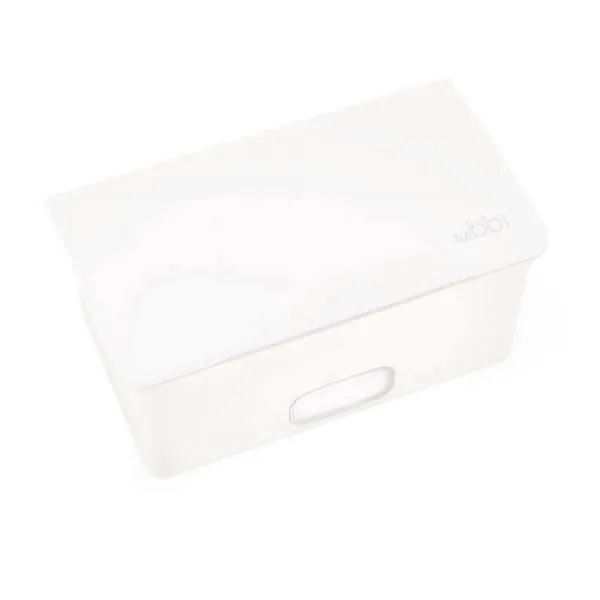 Distributeur de lingettes Ubbi - Blanc - Pour Bébé-1
