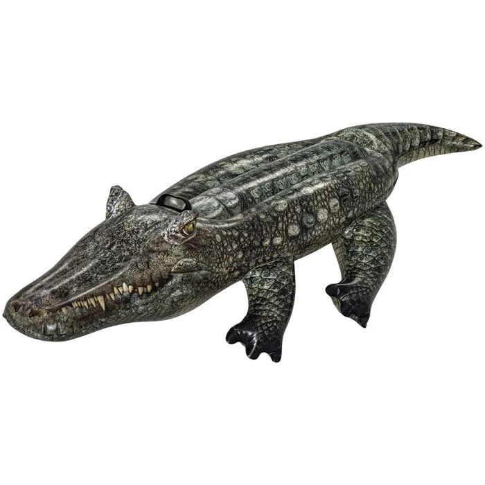 Jouet gonflable - BESTWAY - Crocodile - Vert - PVC - 184x78x38 cm-1