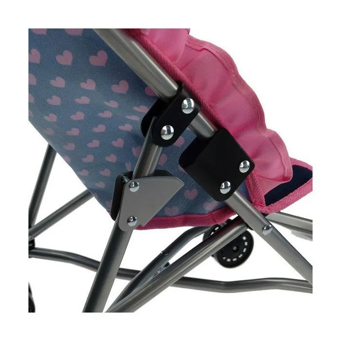 Landau - poussette Claudio reig - REA301412 - Poussette a Canne poupee Bebe-Paseo Buggy-Go, , Bleu-1