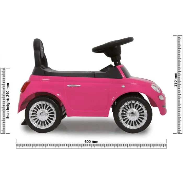 Voiture à pousser JAMARA Fiat 500 - Rose - Pour enfant de 18 mois à 3 ans-1