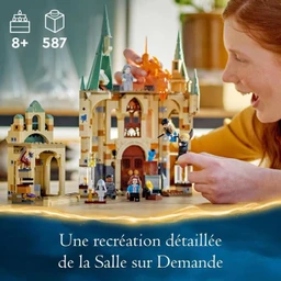 LEGO® Harry Potter 76413 Poudlard : la Salle sur Demande, Jouet Château avec Figurine Serpent de Feu-5