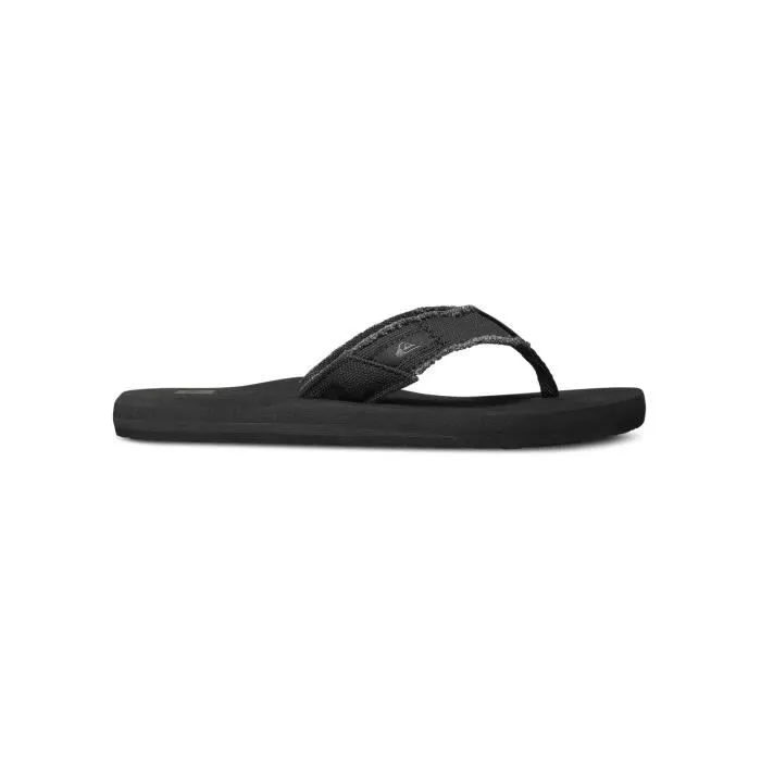 Tongs - Quiksilver - Monkey Abyss Jr - Noir - Confort - Doublure douce à séchage rapide-0