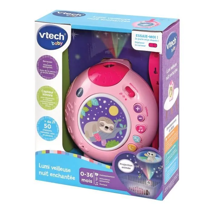 VTECH BABY - Lumi Veilleuse Nuit Enchantée Rose-2
