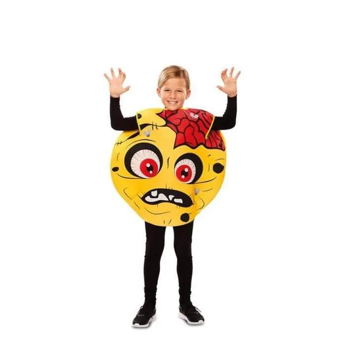 Déguisement de Zombie Emoji Jaune pour Enfant - Disfrazzes-0