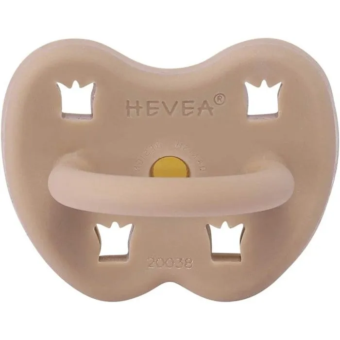 Tétine physiologique caoutchouc naturel 3-36 mois - Débit lent - Violet - HEVEA-0