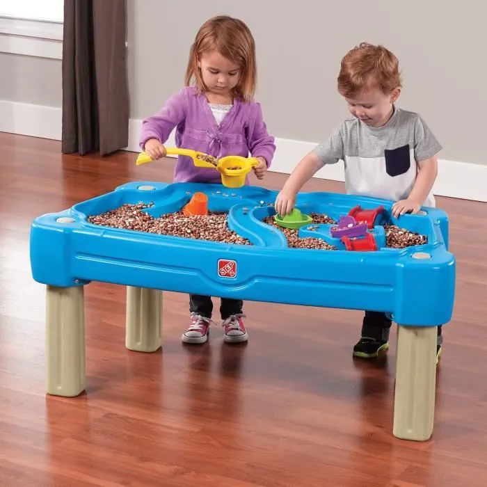 Table de jeu Sable et Eau Cascade - STEP2 - Avec Parasol et Accessoires - Pour Enfant à partir de 18 mois-1
