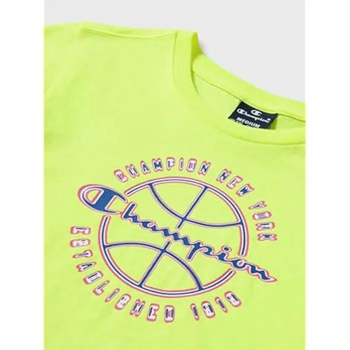T-shirt Garçon - CHAMPION - Legacy Modern Basket B - Bleu Nuit - Manches Courtes - Regular-1