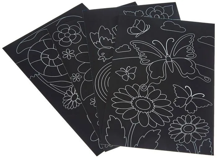 Melissa - doug - 15956 - Images Scratch Art A Revelation de Couleurs : Papillons et Fleurs-2