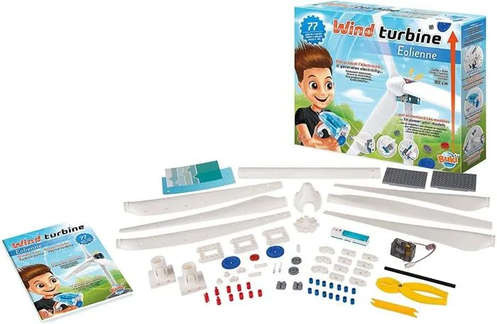 Buki France - Energie éolienne - Assemblage de construction terrestre - + 7 ans - Blanc et bleu-2