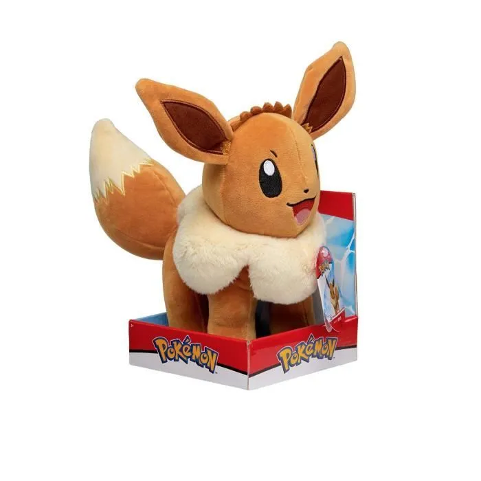 Peluche - BANDAI - Pokémon Evoli - 30 cm - Multicolore - 100% Polyester-2