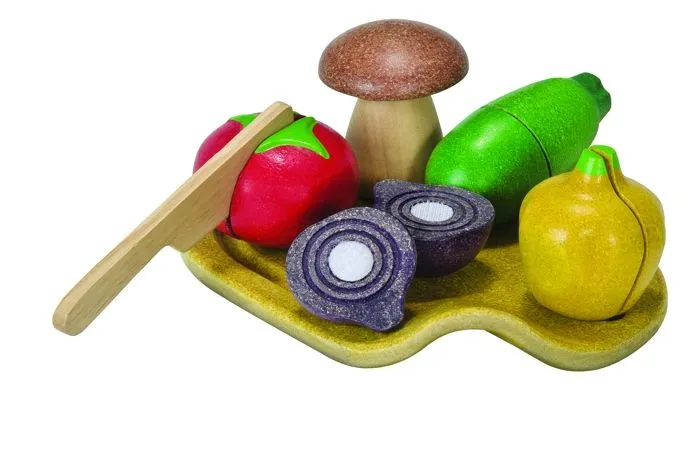 Assortiment de Légumes en Bois PLAN TOYS - Mixte - A partir de 18 mois-1
