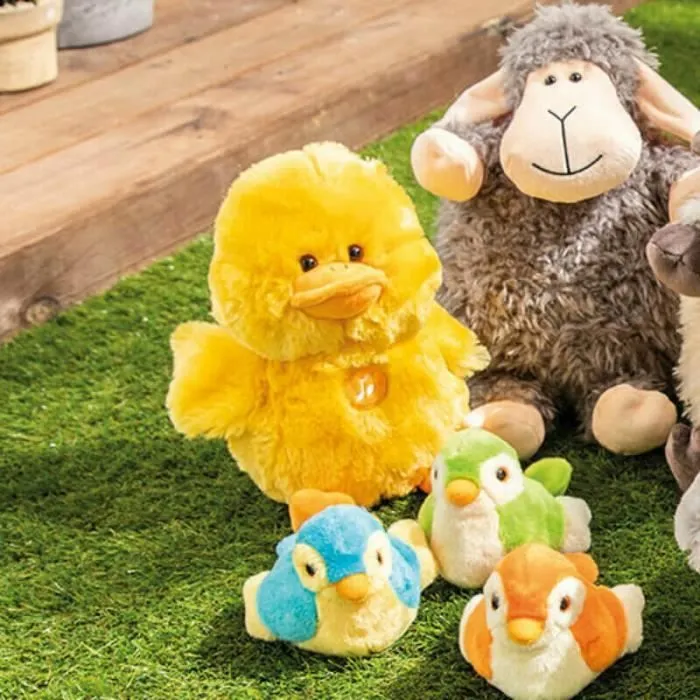 Canard en peluche chanteur - Gipsy Toys - Ducky - Jaune - 24 cm-1