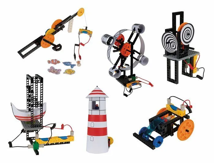 Jeu de construction Électricité - BUKI - Électricité Expert - 130 pièces - 10 modèles - 8 ans et plus-2