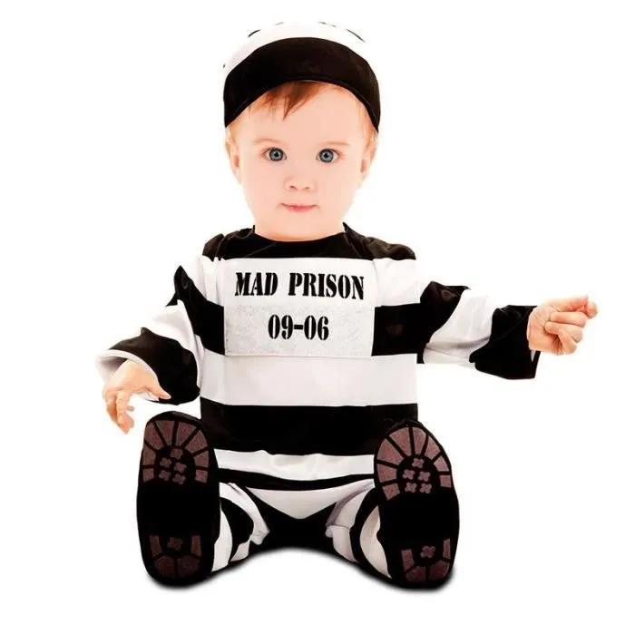 DÉGUISEMENT PRISONNIER BÉBÉ - POLICE PRISONNIER-1