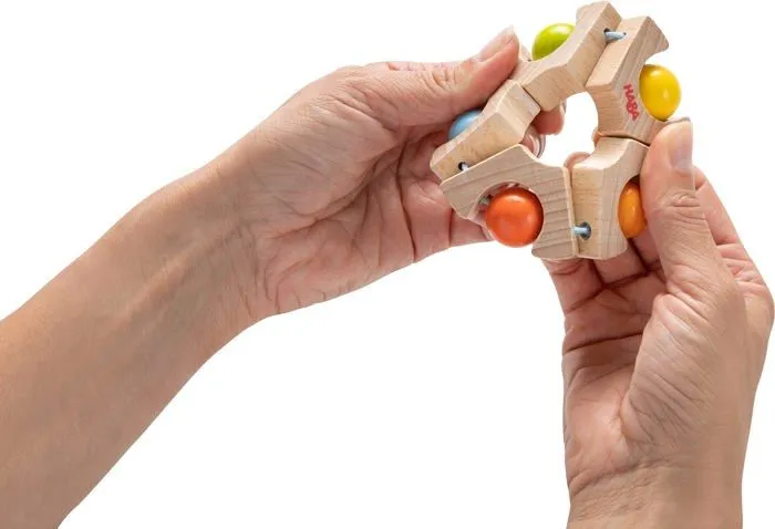 Table activite - jouet d'activite Haba - 306692 - Hochet Roue a billes - Jouet d'activite - 6 mois et plus-2