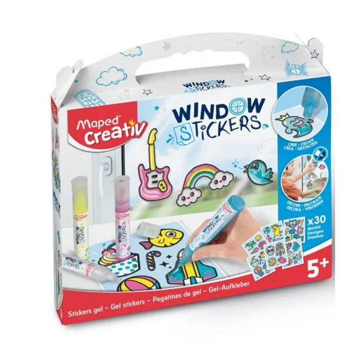 Stickers gel - MAPED CREATIV - Coffret Stickers - Colorés - Pour enfants à partir de 3 ans - Mixte-1