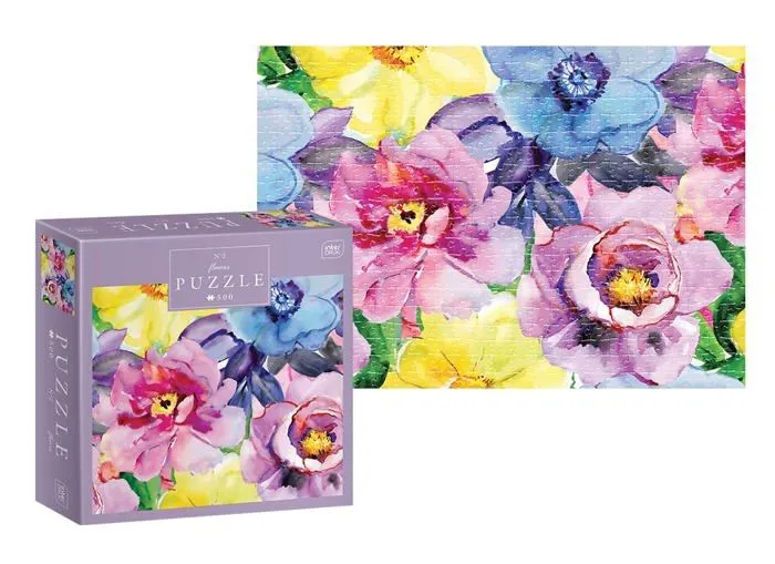 Puzzle Interdruk - PUZ500FLO2 - Puzzle,-3