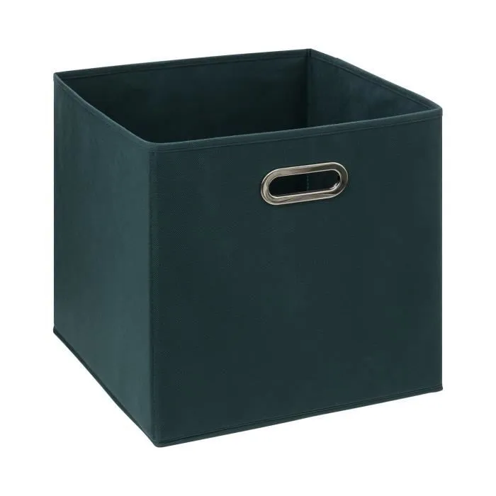 Boîte de rangement Five - Bleu pétrole - 31 x 31 x 31 cm - Vert-0