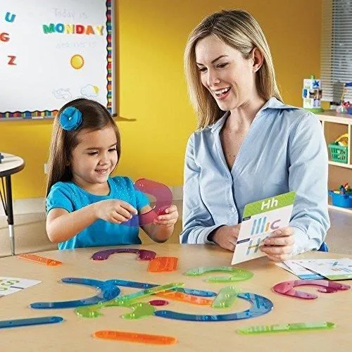 Jeu de construction de lettres - LEARNING RESOURCES - LER8555 - Plastique - A monter soi-même - Enfant-1