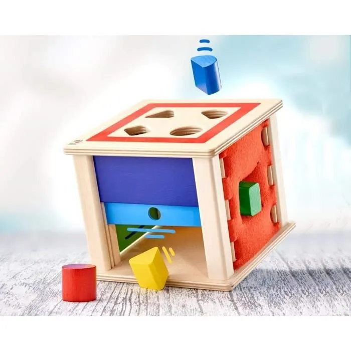 Jeu de construction en bois Selecta Varianto - 15 cm-3