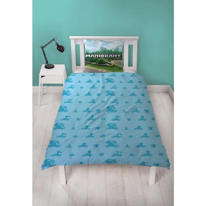 Mario Kart - Parure de lit en microfibre Mario II (140x200cm + 63x63cm)-3