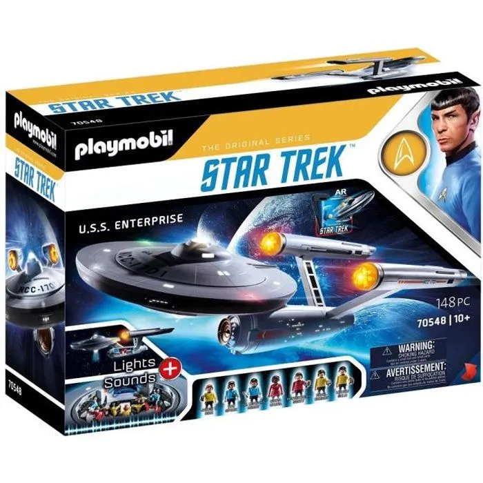 PLAYMOBIL - Star Trek - U.S.S. Enterprise NCC-1701 - Effets lumineux et sons originaux-0