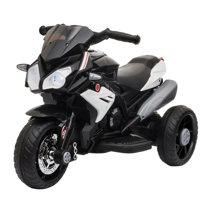 HOMCOM - moto enfant - Plastique - 86x42x52cm - Noir-0