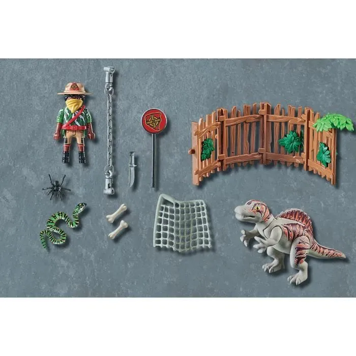 PLAYMOBIL - 71265 - Dino Rise - Bébé spinosaure et combattant-3