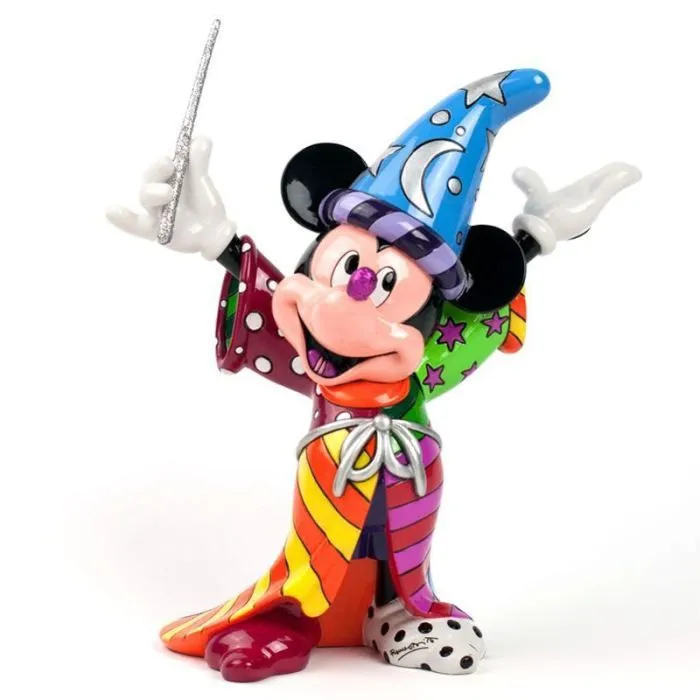Figurine Mickey Sorcier - Collection Pop - 23 cm - Peinte à la main-0