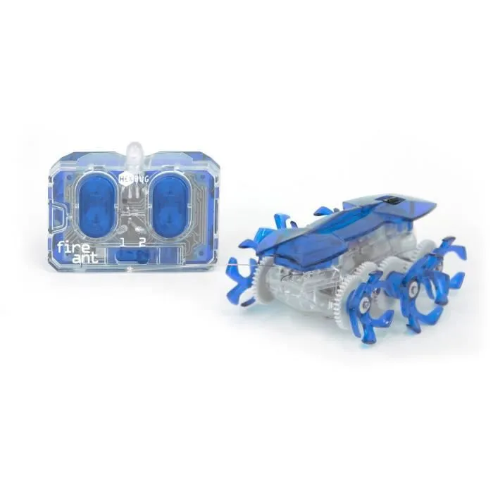 Jouet robotique - HEXBUG - Fourmi RC - Bleu et blanc - Télécommandé - 6 roues-1