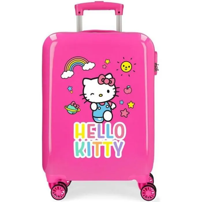 Valise cabine HELLO KITTY "We are cute" - rose - JOU-2151722-HK-0