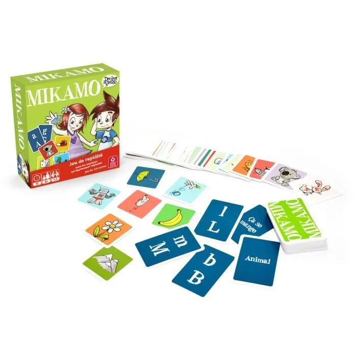 Jeu de rapidité - MIKAMO - 110 cartes - DROLES DE JEUX-0