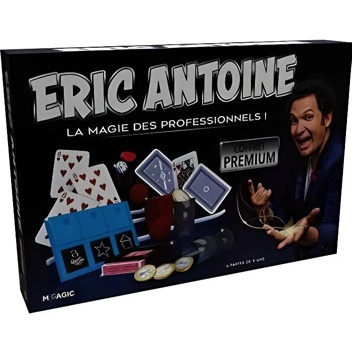 Coffret de magie Megagic Premium Eric Antoine EAD Noir pour enfant-0