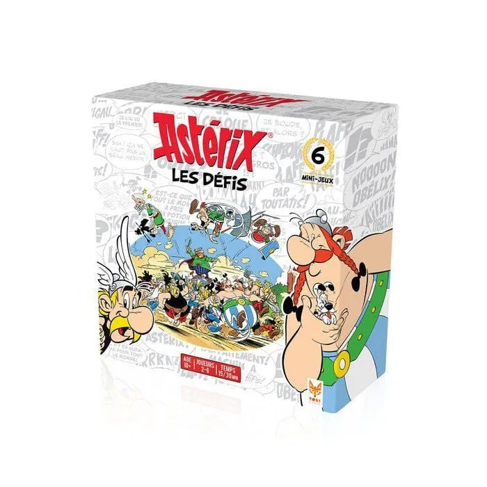 Jeu de société ASTERIX - LES DEFIS - 6 mini jeux - Marque TOPI GAMES - Mixte - A partir de 7 ans-1