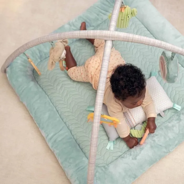 INGENUITY Tapis d'éveil au sol bébé Calm Spring Extra moelleux 6 jouets mutil sensoriels détachable-6