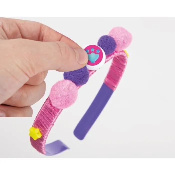 Clementoni - Gabby et la Maison Magique - Accessoires cheveux - Serre tête à personnaliser - Dès 6 ans-4