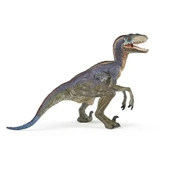 Papo - Figurine Vélociraptor bleu-1