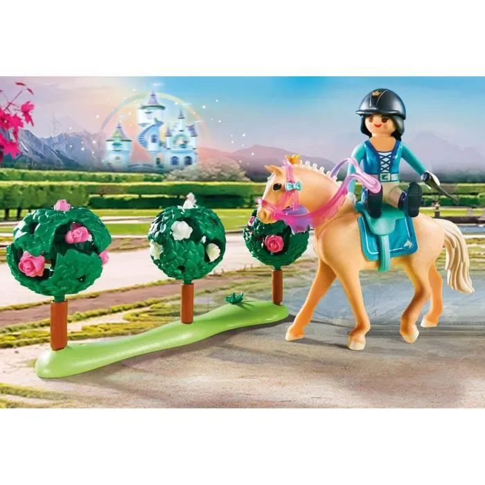 PLAYMOBIL - 70450 - Princesse avec chevaux et instructeur-4