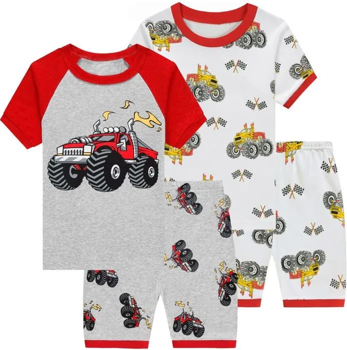 Pyjama - chemise de nuit Little hand - 20VCDE306A130004 - , Ensemble pyjama Garcon, 5gelandewagen, 110-0