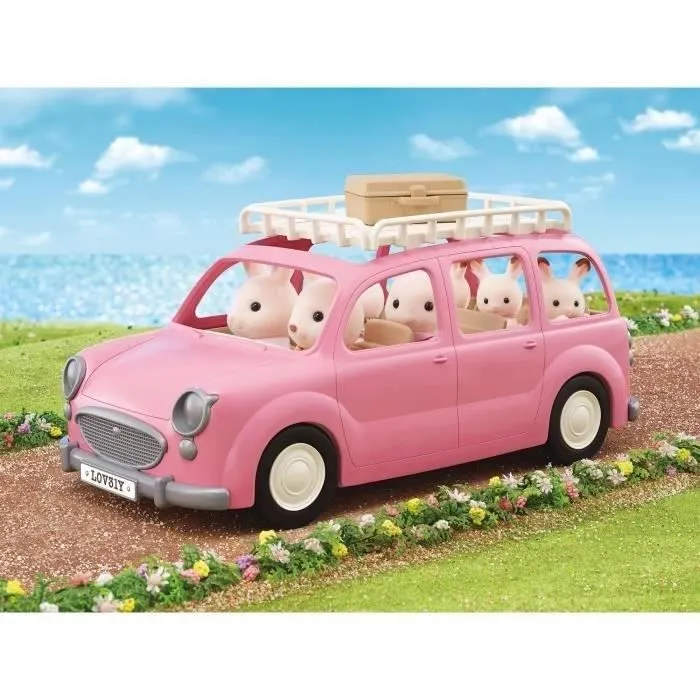 SYLVANIAN FAMILIES - Monospace rose pour pique-nique en famille-0