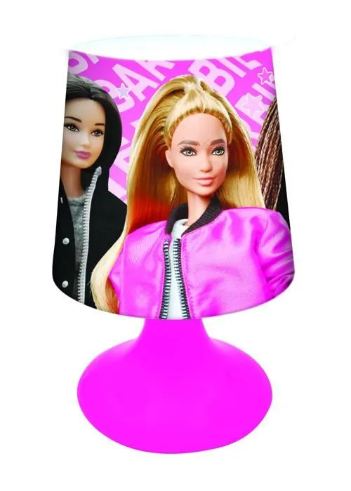 Mini lampe de chevet veilleuse sans fil Barbie-1