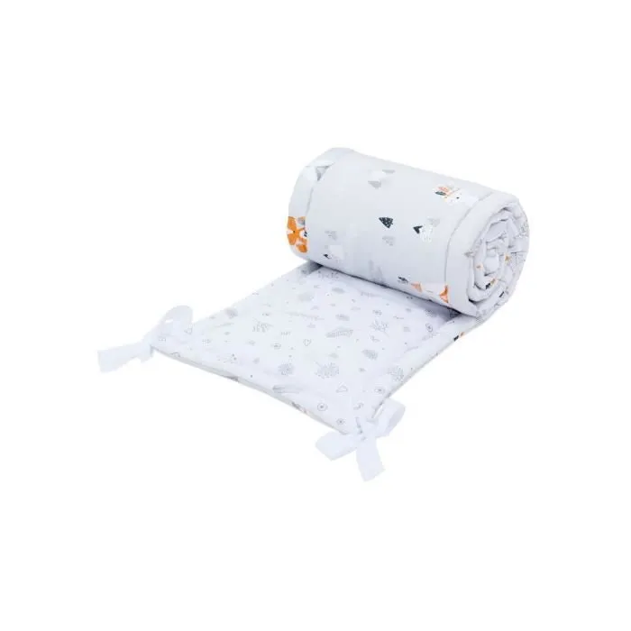 Bellochi Tour de Lit Bébé 180 x 30 cm - Certifié - Universel en Coton Souple pour un Matelas 120 x 60 cm - Apanatschi-1