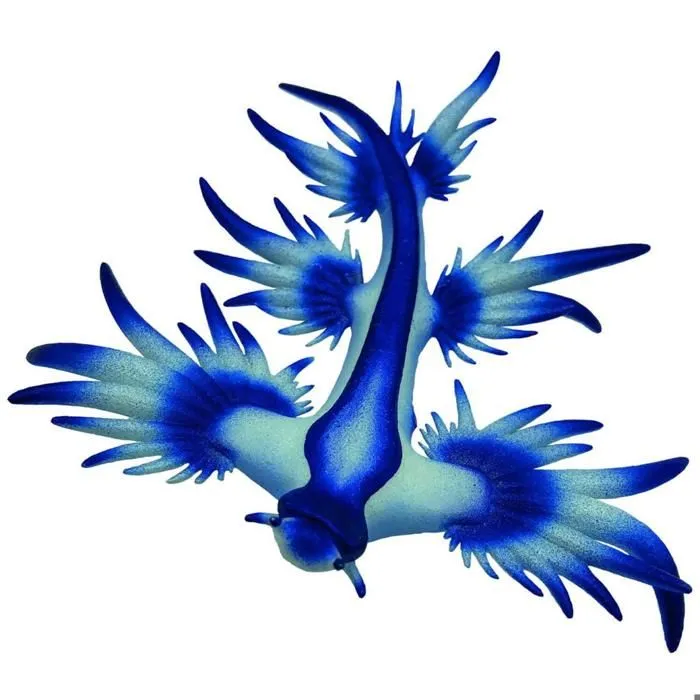 Figurine animal marin : Escargot de l'océan bleu-0