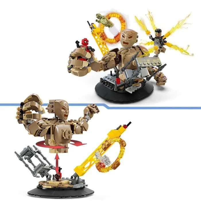 LEGO® 76280 Marvel Spider-Man contre l'Homme-Sable : la Bataille Finale, Jouet avec Minifigurines de Super-Héros-3