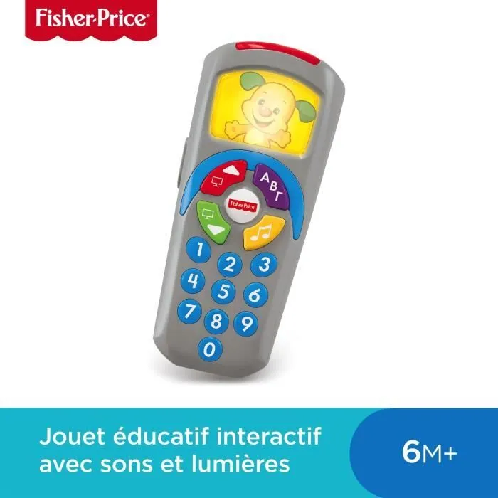 Fisher-Price - La Télécommande de Puppy - Jouet d'éveil - 6 mois et + DLD31-1