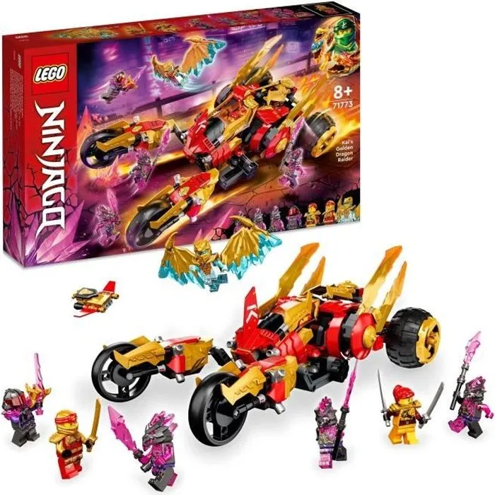 LEGO® NINJAGO 71773 Le Tout-Terrain Dragon d’Or de Kai, Jouet de Voiture pour Enfants-0