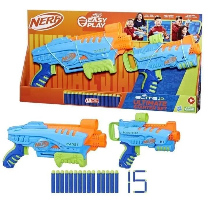 Jeu de tir - NERF - Nerf Elite Jr Ultimate Starter Set - Mixte - Multicolore - 6 ans-5