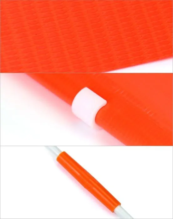 Qwork - WD6836 - Drapeau de Securitea Velo Reglable en Hauteur pour Velo Enfant, 160cm Rouge-3