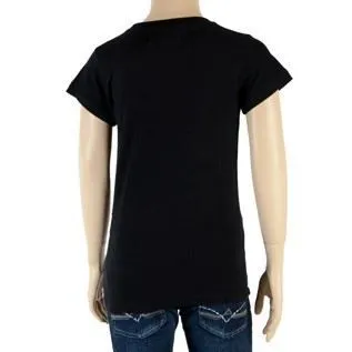 Tee shirt Little Eleven Paris Fille Katy Perry Noir-1